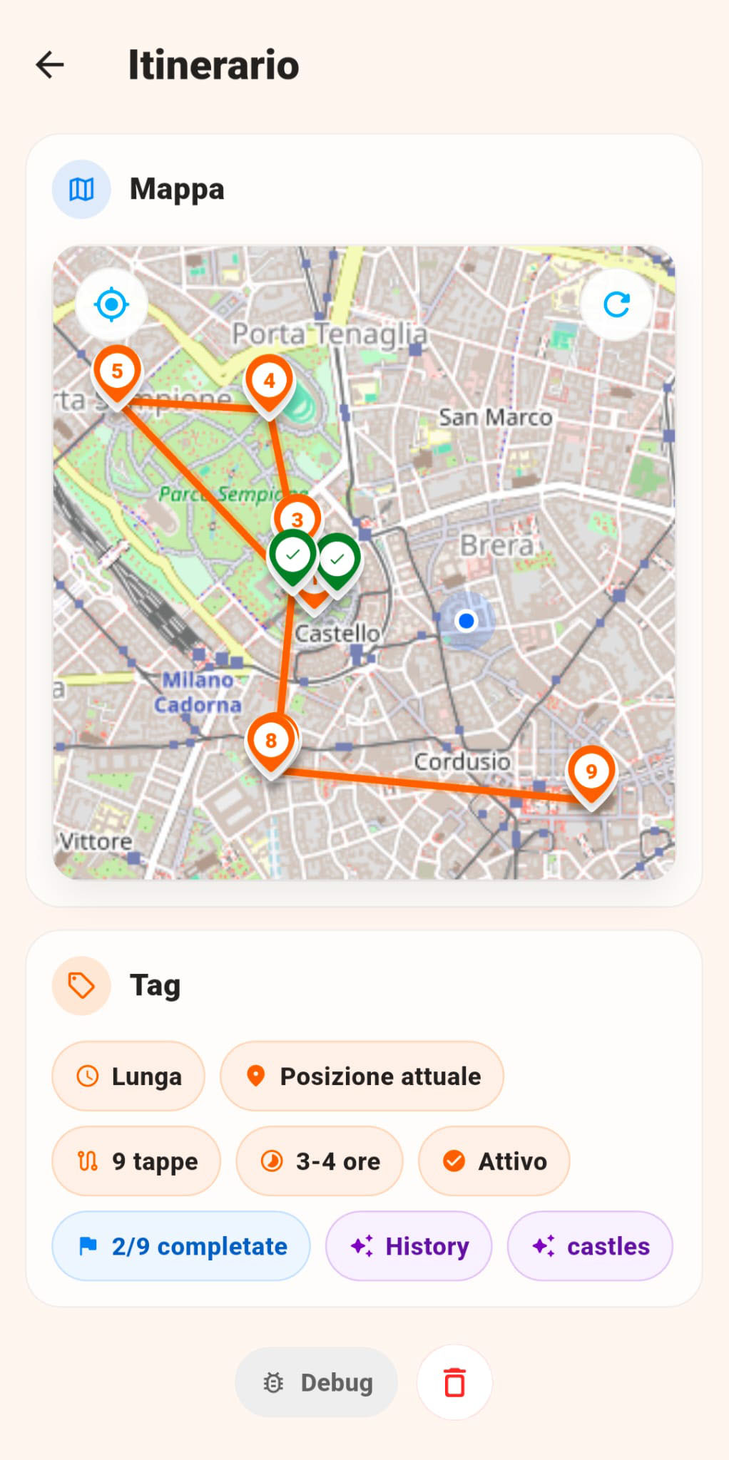 Journey map HistorIA GO!