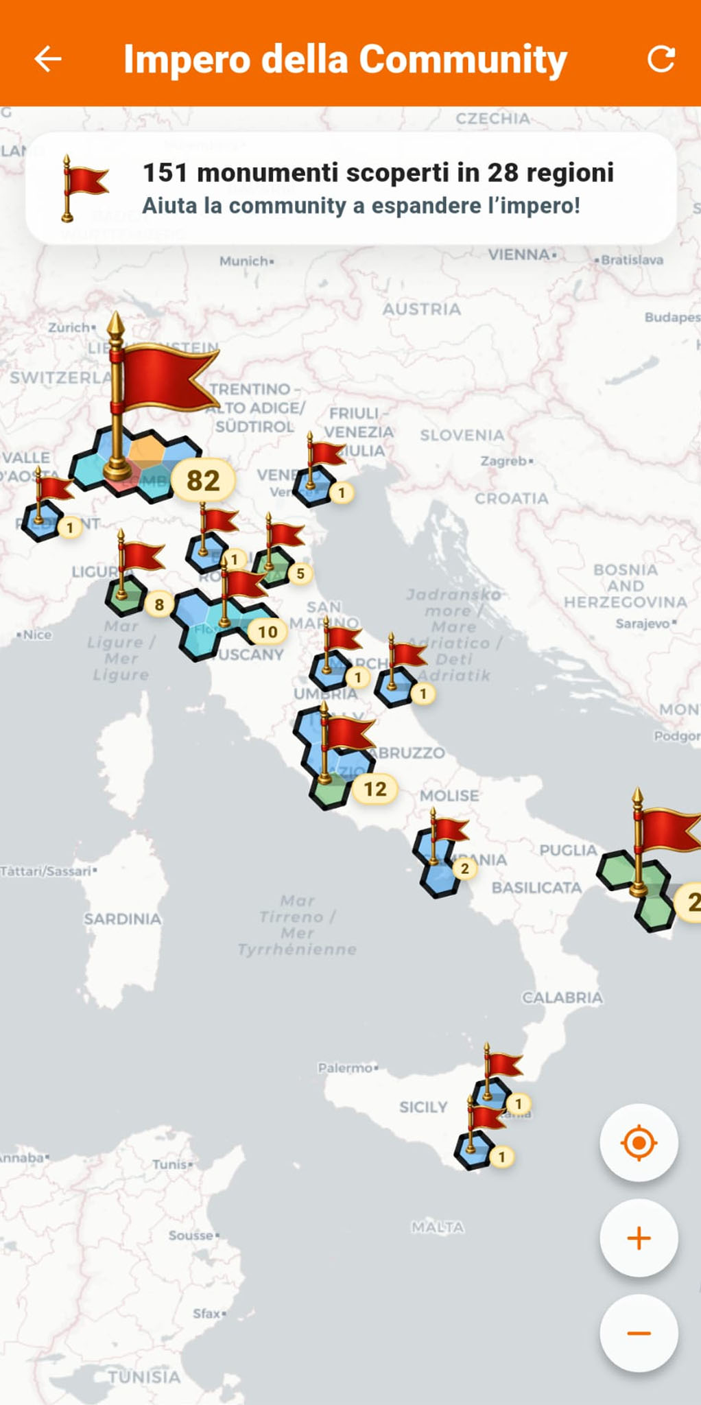 Community map HistorIA GO!