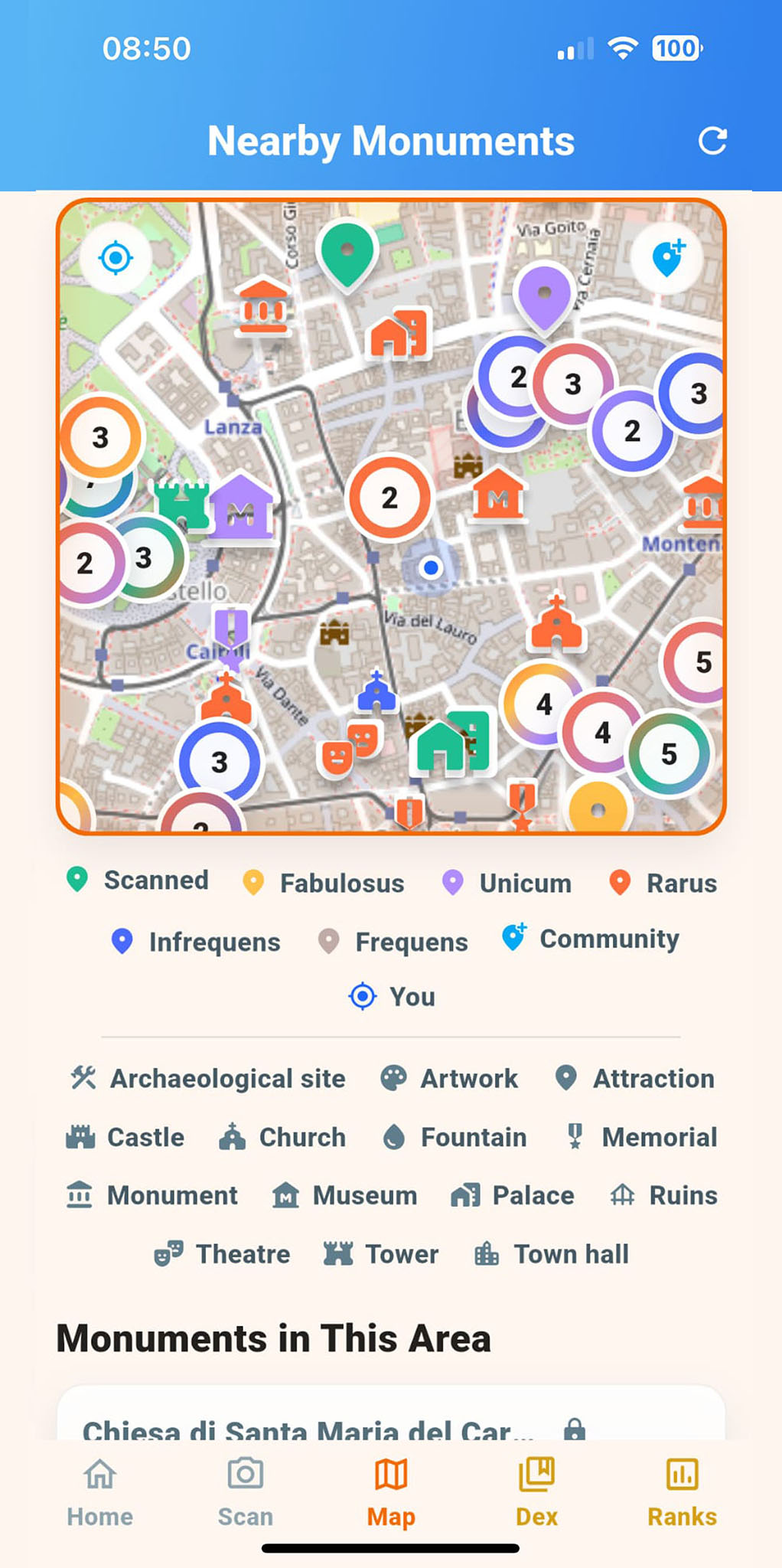 Map HistorIA screenshot 1